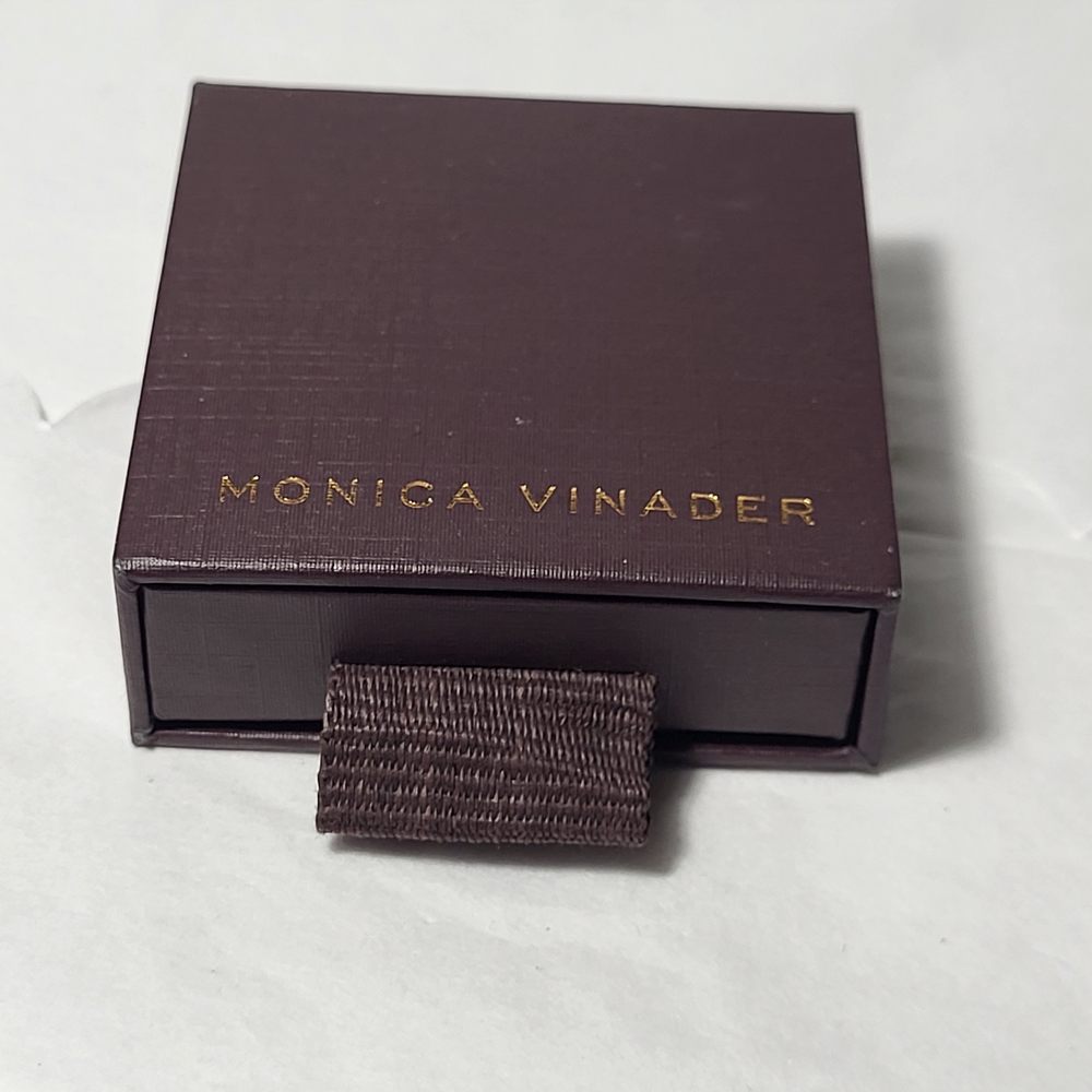Monica Vinader Gold and Silver Riva Kite Diamond Ring.  # 300 - Picture 14 of 14